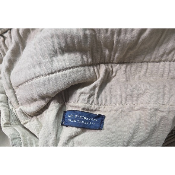 Mens Polo Ralph Lauren Beige Wynton Stretch Slim Tapered Fit W40xL30 Chino - Picture 5 of 7